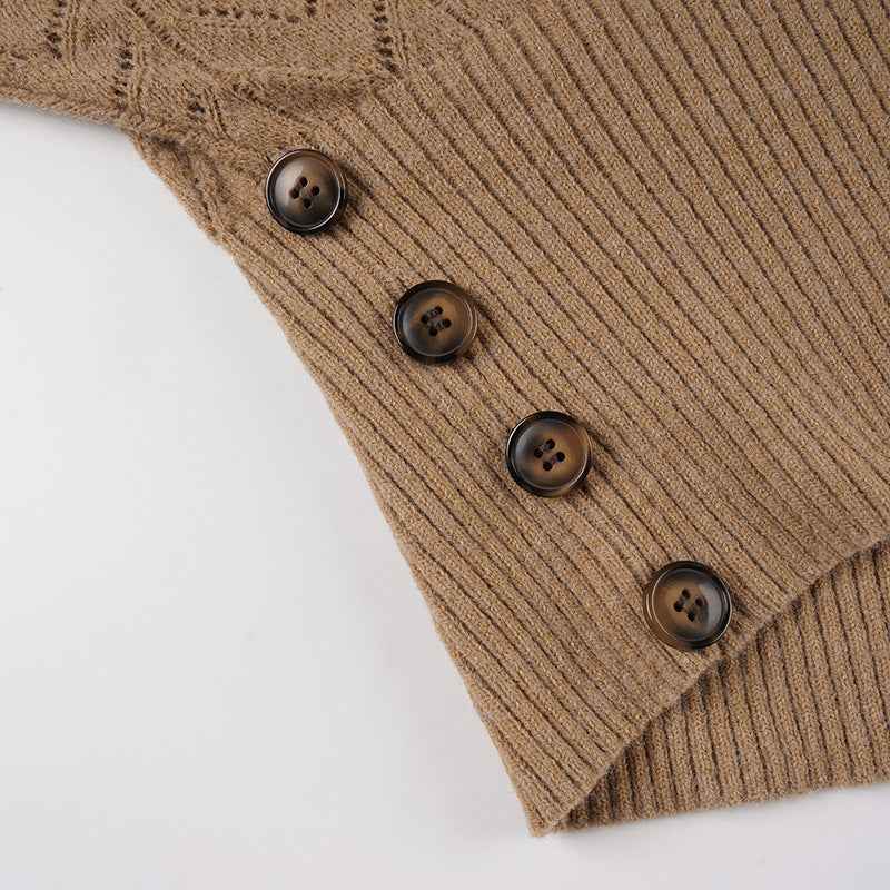 Retro Fitted Waist Sweater