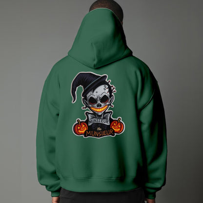 Unisex Halloween Pullover Hoodie Sweater with Micro-Fleece Lining
