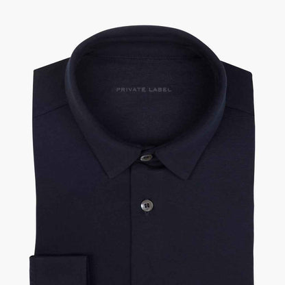 Munsieur Custom Ready-to-Wear Black Professional Luxury Slim Fit Long Sleeve
