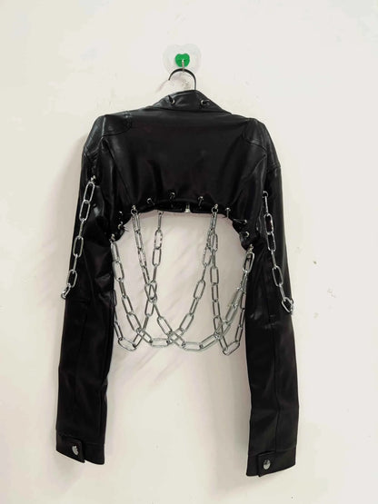 Rivets Jacket  vintage Jacket Punk Jacket y2k   Jacket y2k fashion Gothic Jacket harajuku fashion Cross Jacket Skull  Jacket