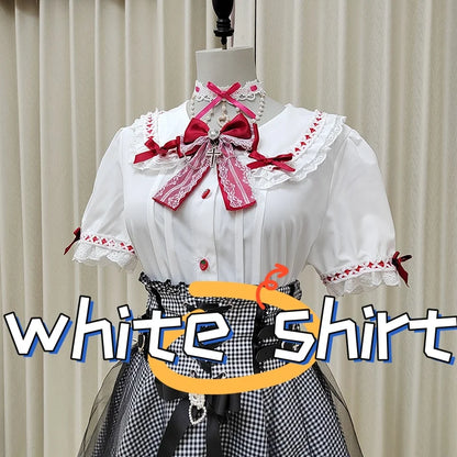 Y2K Japanese Style Blouse Elegant Long Sleeve