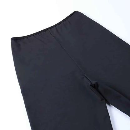 Goth Mall Flare Pants Sexy Black Lace Patchwork High Waist Vintage Harajuku Hippie Punk Grunge Streetwear  Y2k Pants