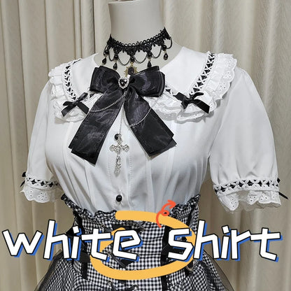 Y2K Japanese Style Blouse Elegant Long Sleeve