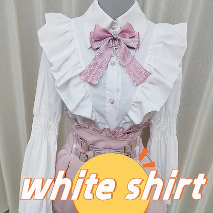 Y2K Japanese Style Blouse Elegant Long Sleeve