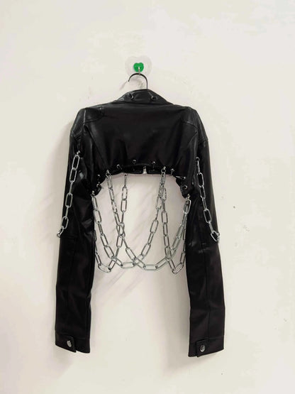 Rivets Jacket  vintage Jacket Punk Jacket y2k   Jacket y2k fashion Gothic Jacket harajuku fashion Cross Jacket Skull  Jacket