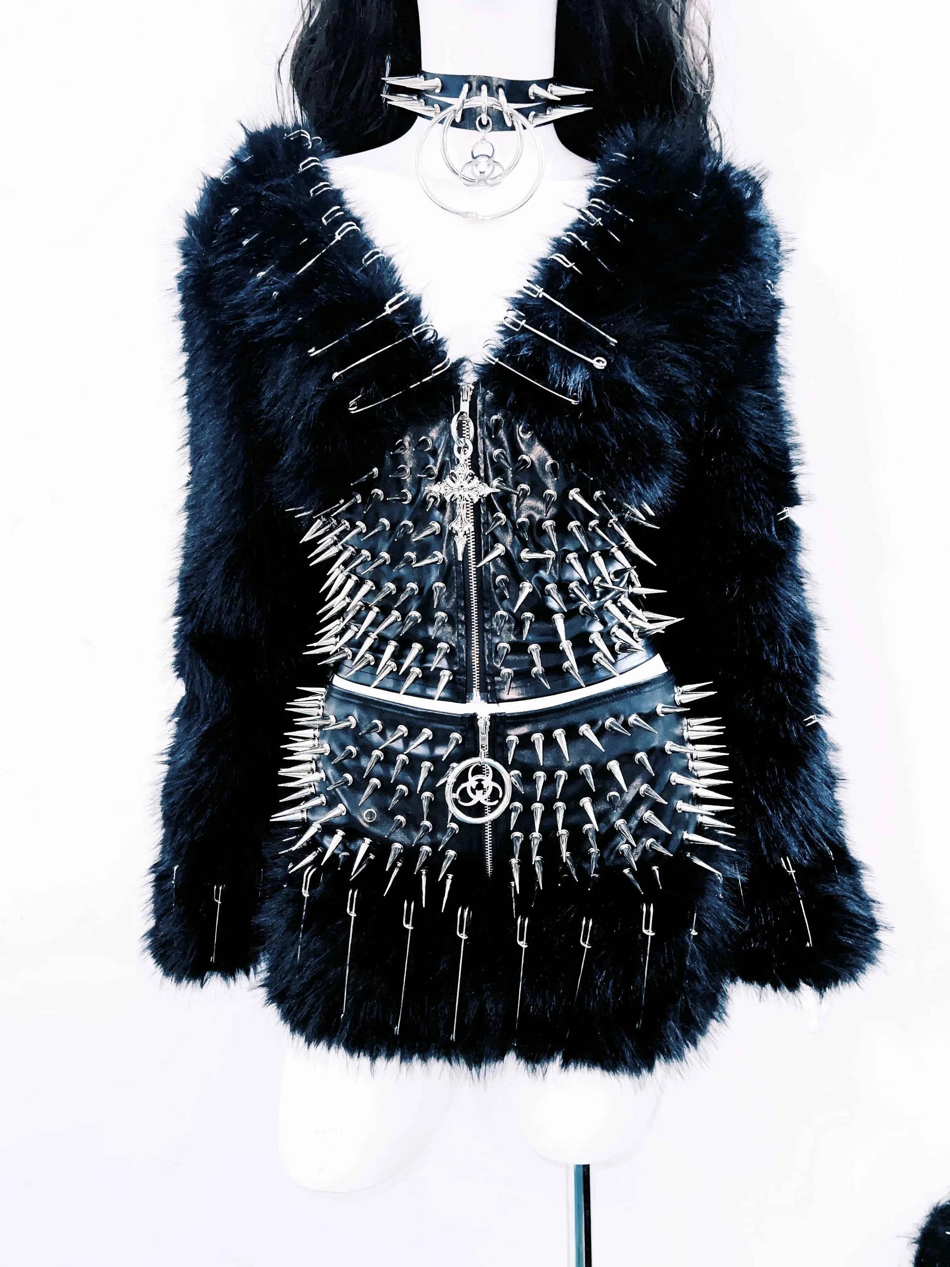 Gothic shirt Punk shirt Hip hop shirt y2k shirt Harajuku shirt vintage shirt Cross shirt rivet shirt gothic clothes y2k clothes