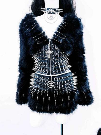 Gothic shirt Punk shirt Hip hop shirt y2k shirt Harajuku shirt vintage shirt Cross shirt rivet shirt gothic clothes y2k clothes
