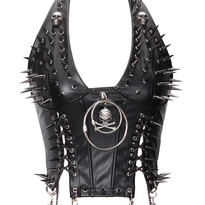 Gothic Punk Rock Spiked Grunge T-shirt