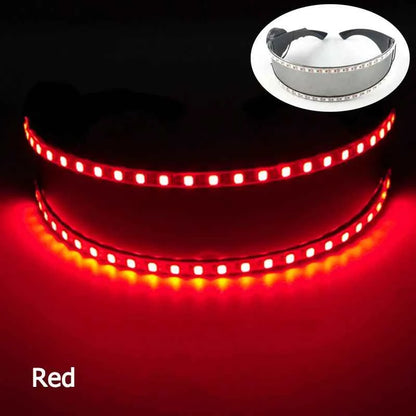 Cyberpunk Futuristic Luminous Cosplay Glasses Rave Cyber light up Goggles LED glowing glasses for man women dance show props