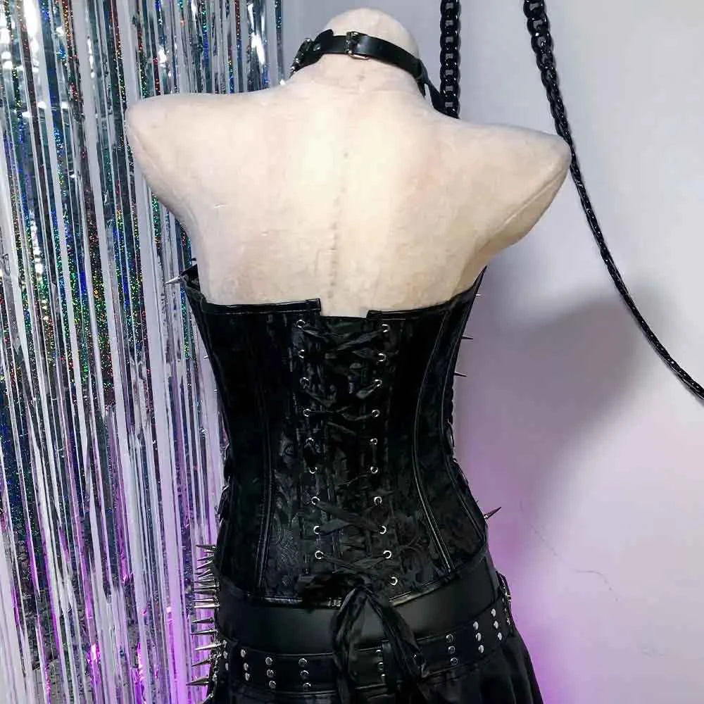Gothic Emo Punk Spiked T-shirt Tank Top Alternative Grunge | MUNSIEUR