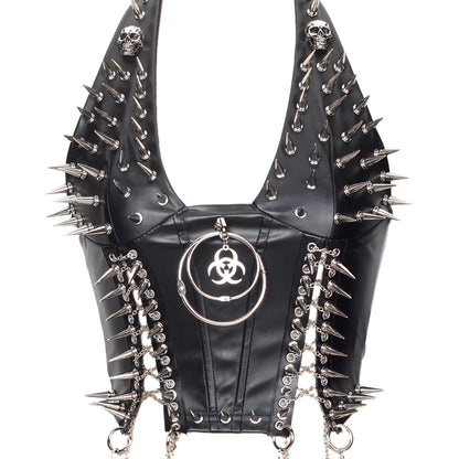 Gothic Punk Rock Spiked Grunge T-shirt