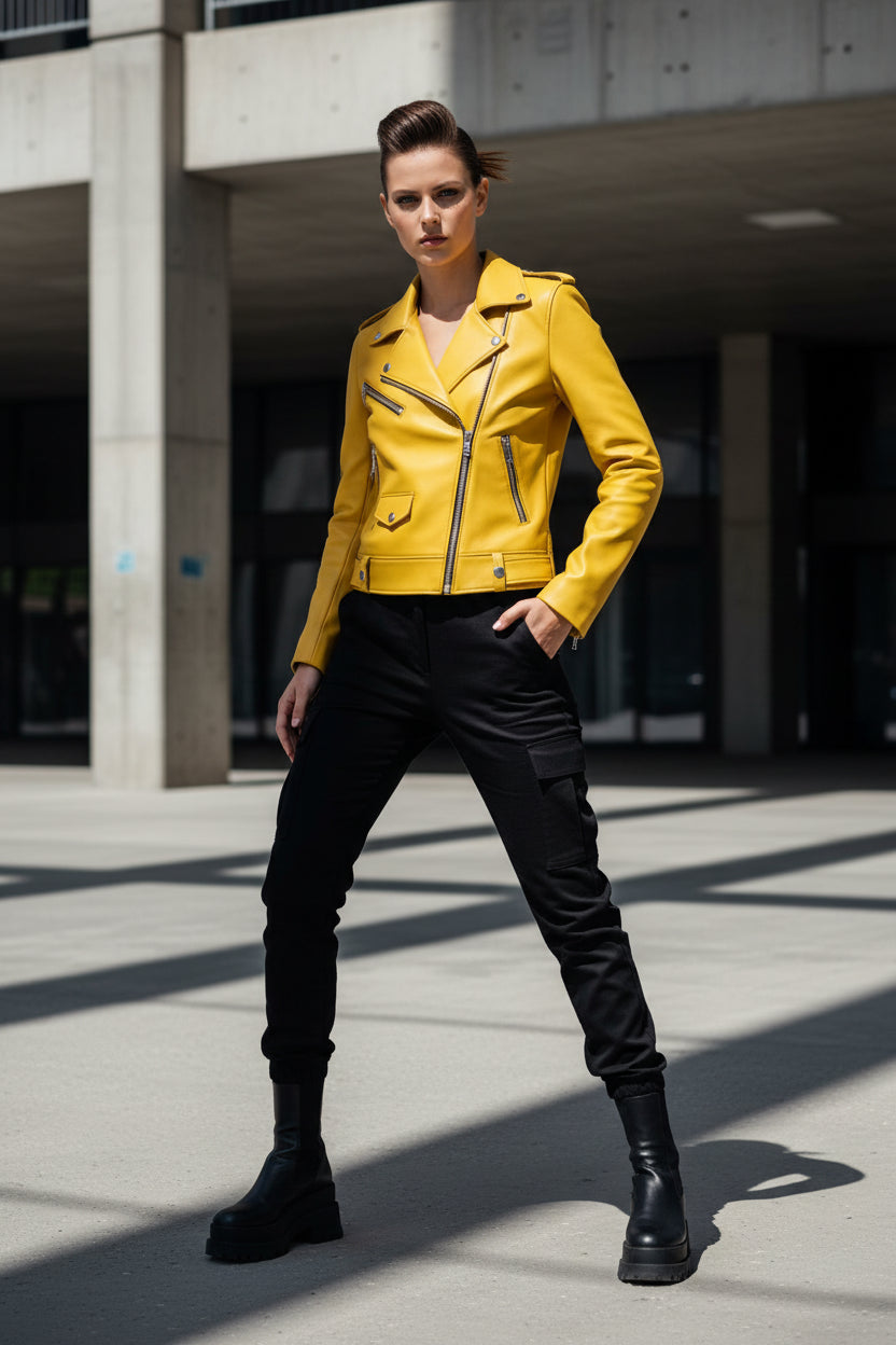 Winter and Autumn Men's Oversized Button-down PU Leather Coat with Multiple Zippers Polo Jacket, with Many Zippers