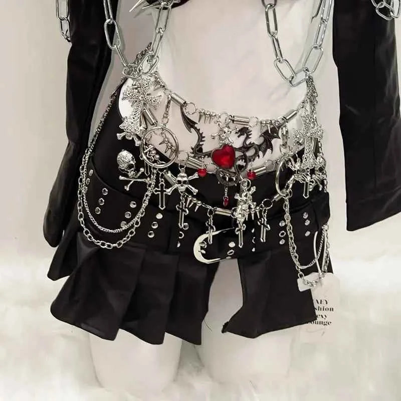 Rivets Jacket  vintage Jacket Punk Jacket y2k   Jacket y2k fashion Gothic Jacket harajuku fashion Cross Jacket Skull  Jacket