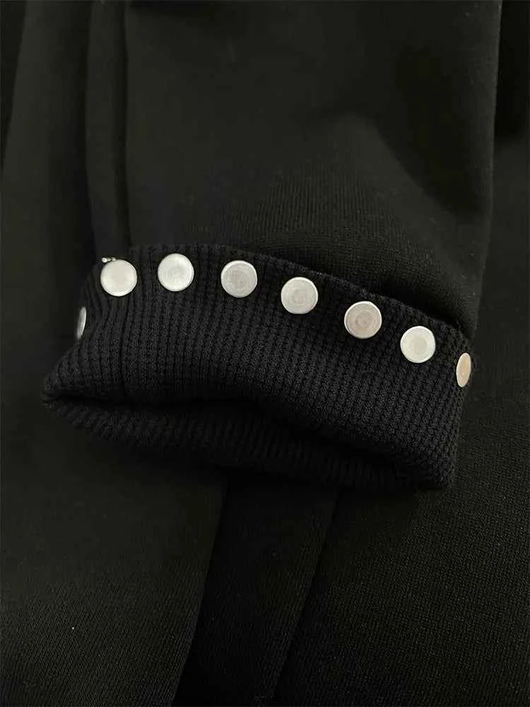 Winter Women's Studded Cross Hoodie | Gothic Streetwear | MUNSIEUR