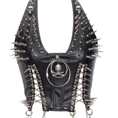 Gothic Punk Rock Spiked Grunge T-shirt