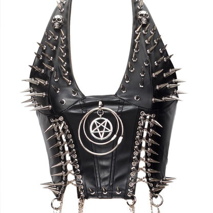 Gothic Punk Rock Spiked Grunge T-shirt