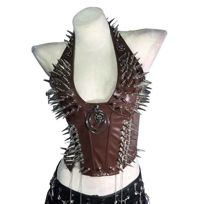 Gothic Punk Rock Spiked Grunge T-shirt