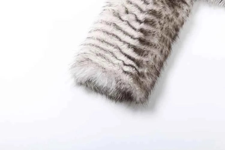 Kliou Sexy Fashion Crop Jacket Woman Autumn Trend Furry Warm Style Belt Metal Buckle Cardigan Full Sleeve High Street Jacket