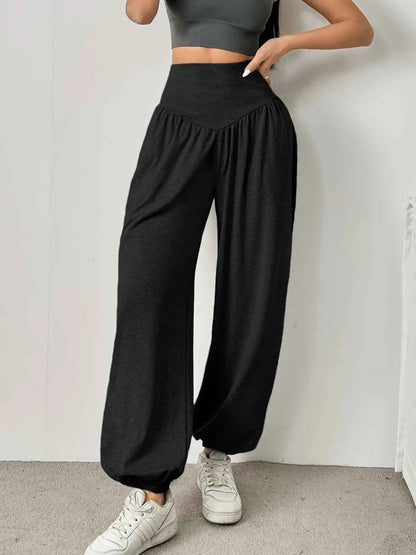 High Waist Women's Leggings Lantern Pants Cuffed Pants Comfortable And Breathable Dance Pant Gym Fitness Jeggings