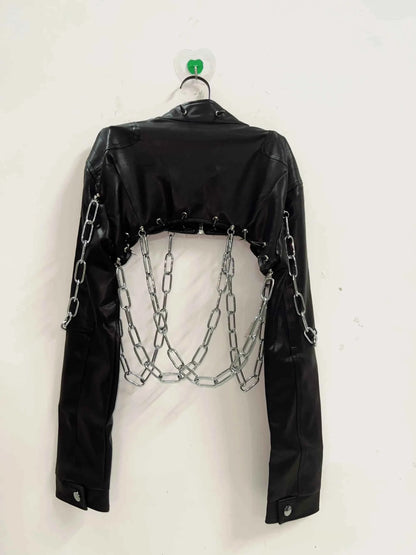 Rivets Jacket  vintage Jacket Punk Jacket y2k   Jacket y2k fashion Gothic Jacket harajuku fashion Cross Jacket Skull  Jacket