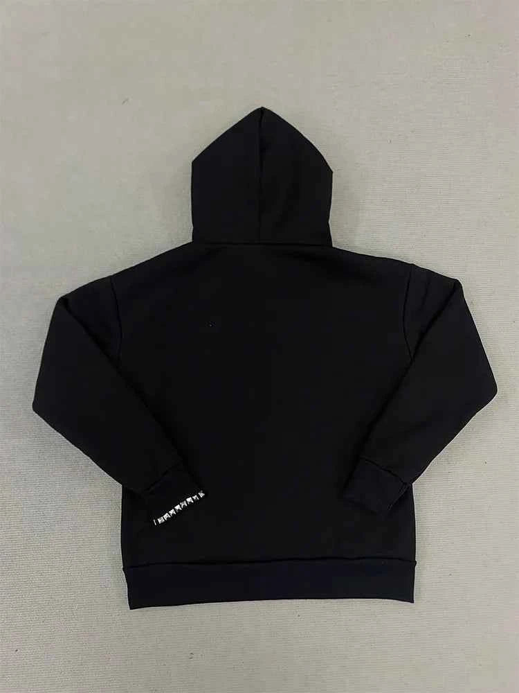 Winter Women's Studded Cross Hoodie | Gothic Streetwear | MUNSIEUR