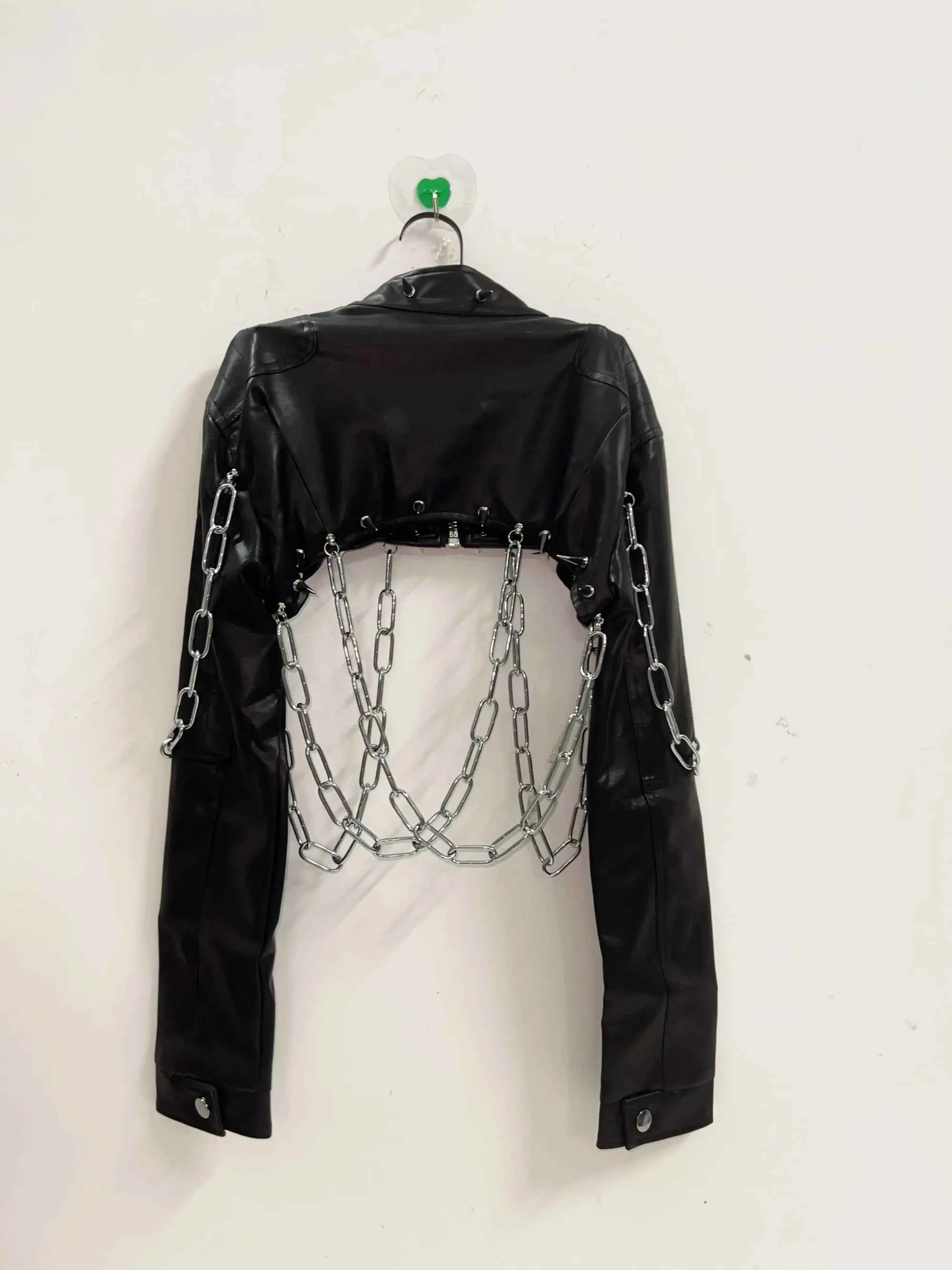 Rivets Jacket  vintage Jacket Punk Jacket y2k   Jacket y2k fashion Gothic Jacket harajuku fashion Cross Jacket Skull  Jacket