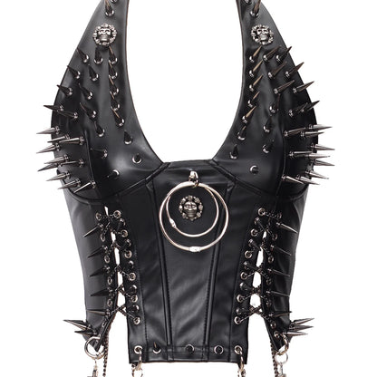 Gothic Punk Rock Spiked Grunge T-shirt