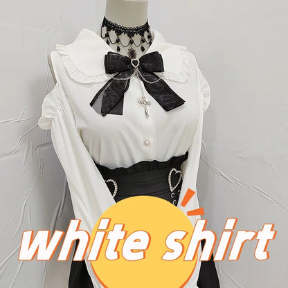 Y2K Japanese Style Blouse Elegant Long Sleeve