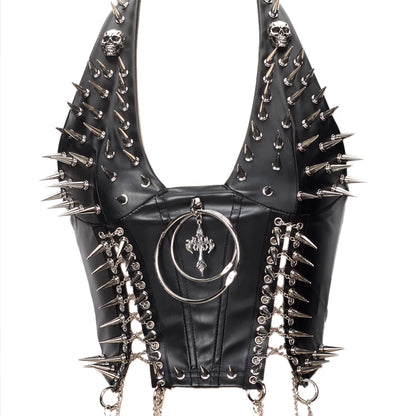 Gothic Punk Rock Spiked Grunge T-shirt