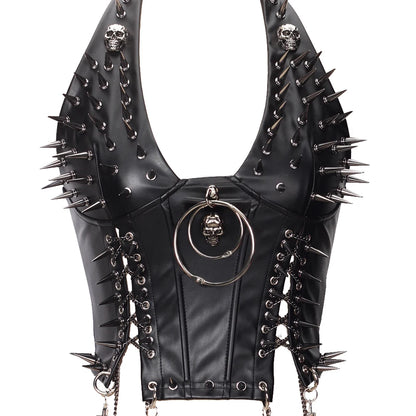 Gothic Punk Rock Spiked Grunge T-shirt