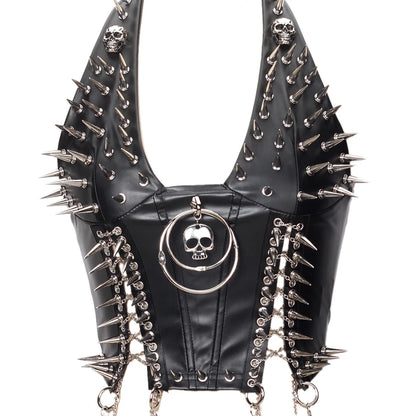 Gothic Punk Rock Spiked Grunge T-shirt