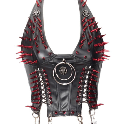 Gothic Punk Rock Spiked Grunge T-shirt
