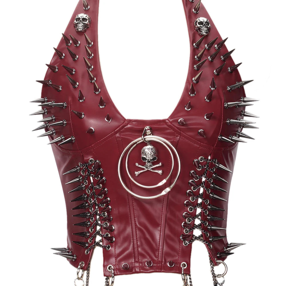 Gothic Punk Rock Spiked Grunge T-shirt