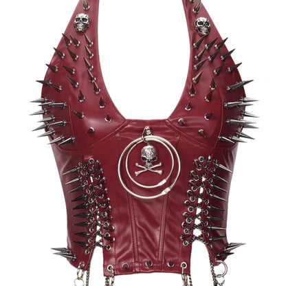 Gothic Punk Rock Spiked Grunge T-shirt