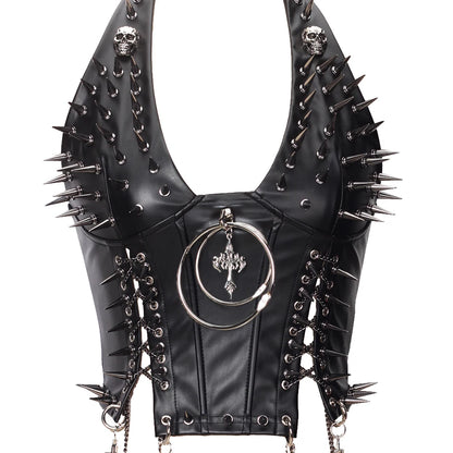 Gothic Punk Rock Spiked Grunge T-shirt