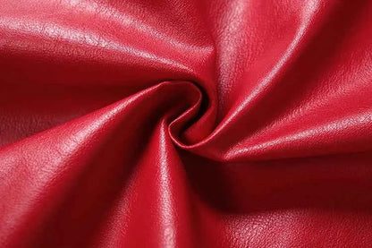 Weird Puss Luxury Crop Jacket Women PU Fall Wild Deep V-Neck Elegant Belt Buckle Zip Full Sleeve Streetwear Office Classic Coat