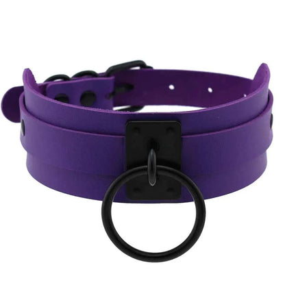 Punk Black O-Round Metal Leather Choker Collar Goth Fashion Necklaces 2025 Women Girls Rock Harajuku Emo Gothic Jewelry