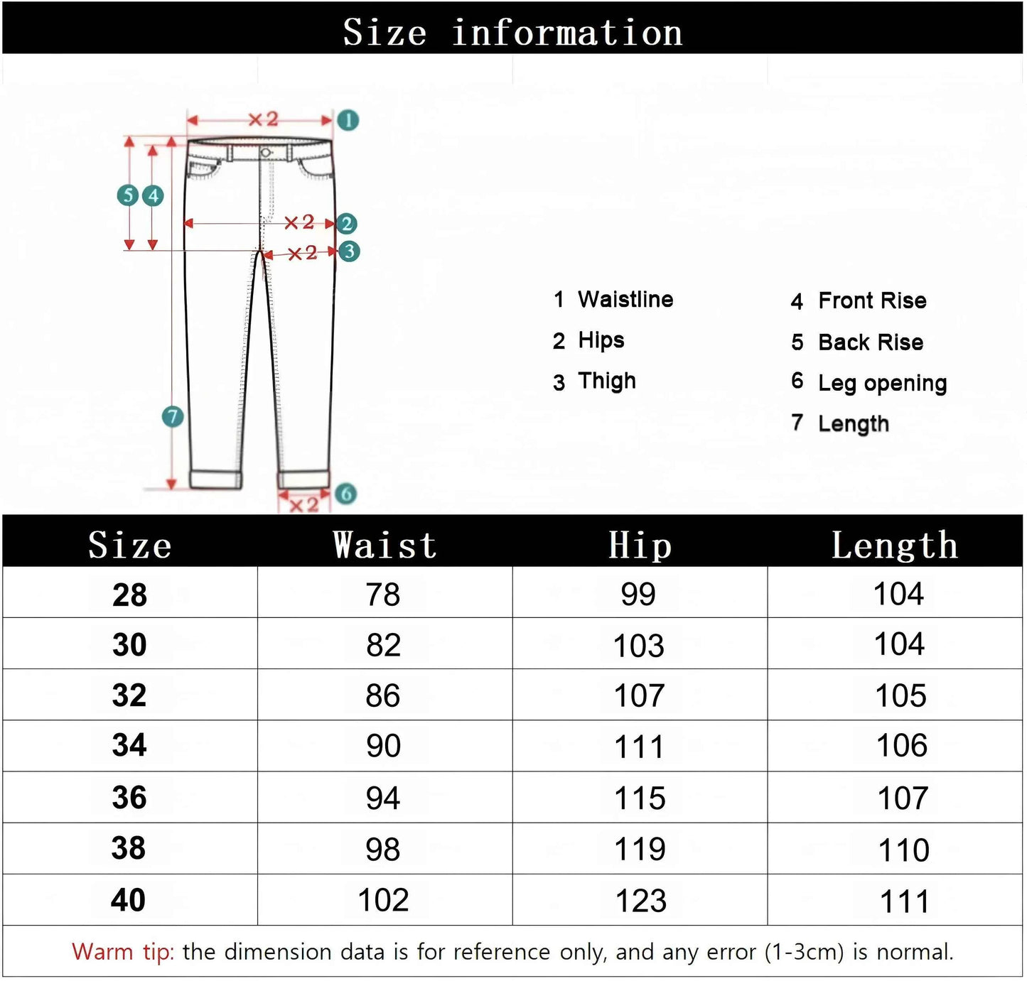 Men's Jeans Casual Black And Grey Printed Denim Pants Slim Fit Straight Leg Comfort Mid Waist White Trousers