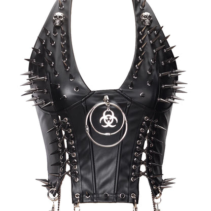 Gothic Punk Rock Spiked Grunge T-shirt