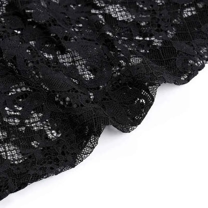 Gothic Crop Tops Punk Tanks Trendy Camisole T-Shirt Women Sexy Fishnet Backless Steampunk Vest Clubwear for Rave Party