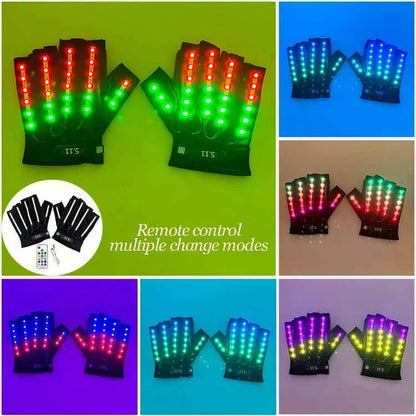 Cyberpunk Futuristic Luminous Cosplay Glasses Rave Cyber light up Goggles LED glowing glasses for man women dance show props