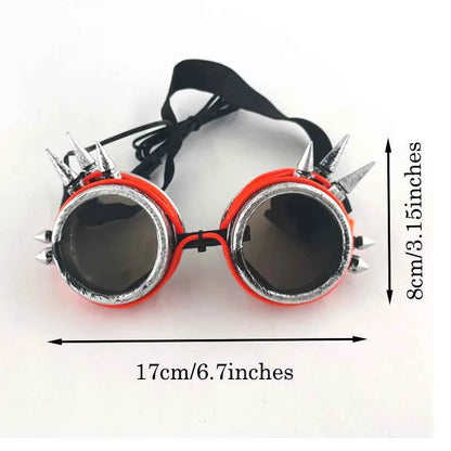 Cyberpunk Futuristic Luminous Cosplay Glasses Rave Cyber light up Goggles LED glowing glasses for man women dance show props