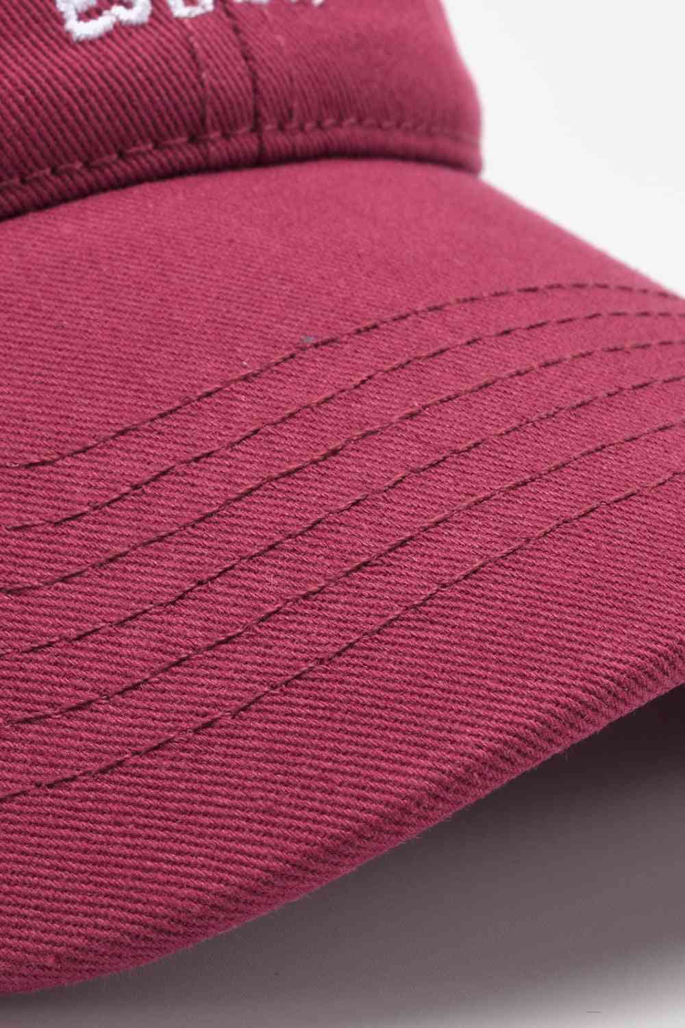 Embroidered Graphic Adjustable Baseball Cap - Munsieur