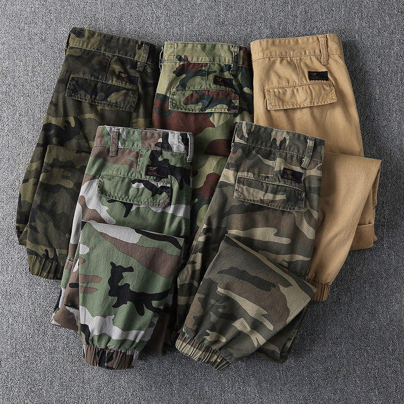 Men's Loose Sports Hard-wearing Camouflage Cargo Pants - Munsieur
