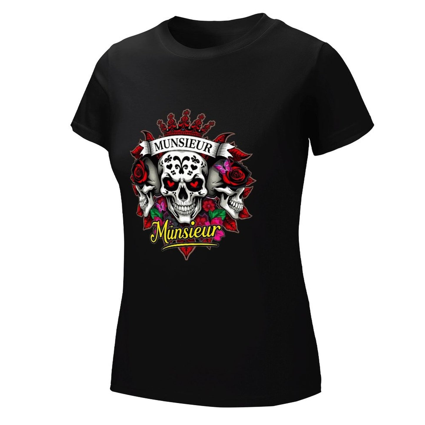 Munsieur Women's Custom T-Shirt "Clownie" Graphic T-shirts for Women