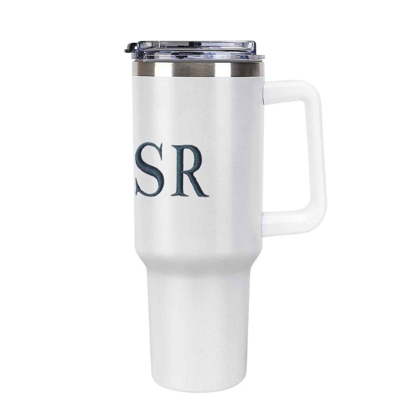 40oz Insulated Tumbler with Handle and Straw Munsieur Brand