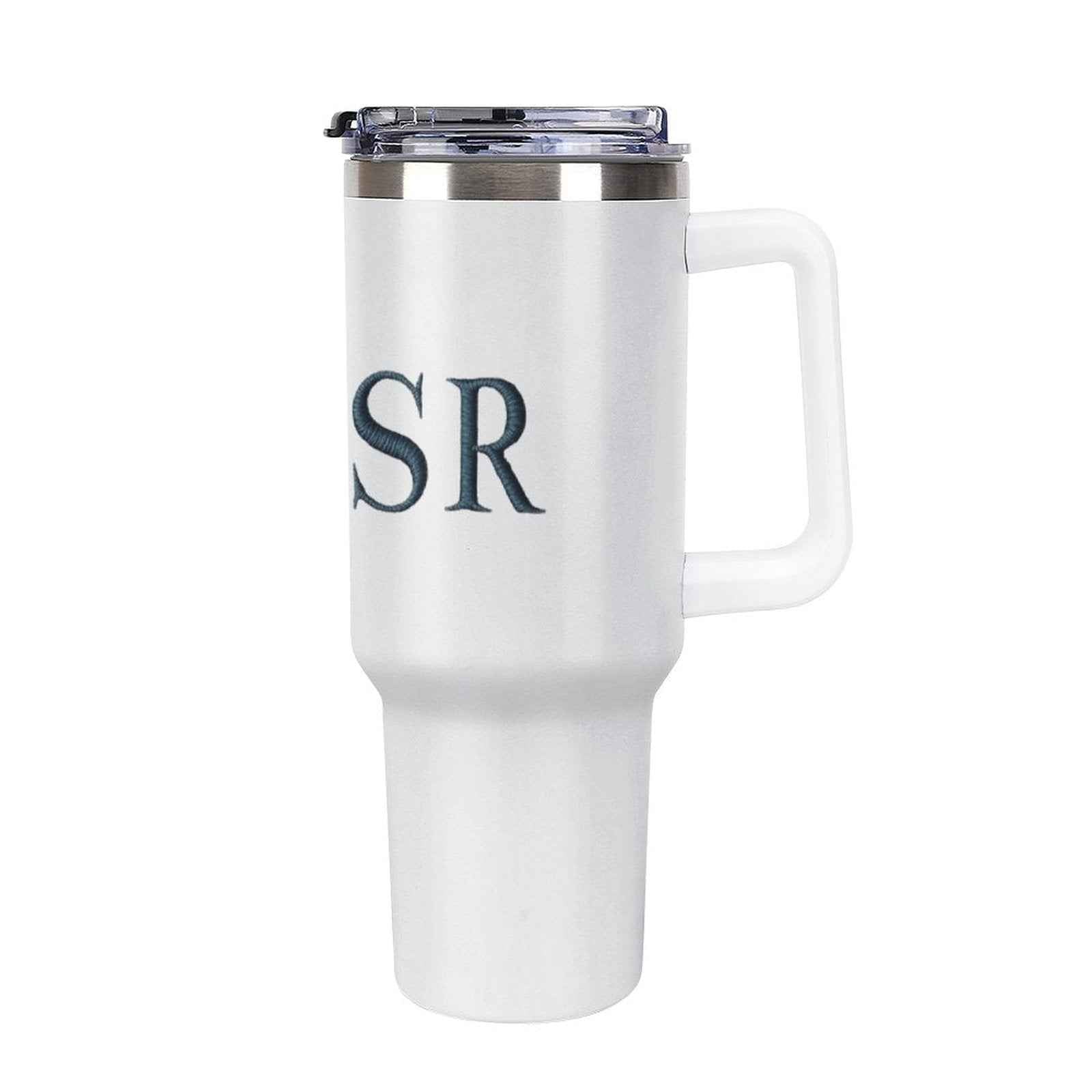 40oz Insulated Tumbler with Handle and Straw Munsieur Brand