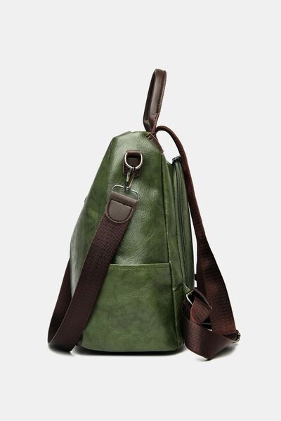 Stylish PU Leather Backpack for Everyday Adventures - Munsieur