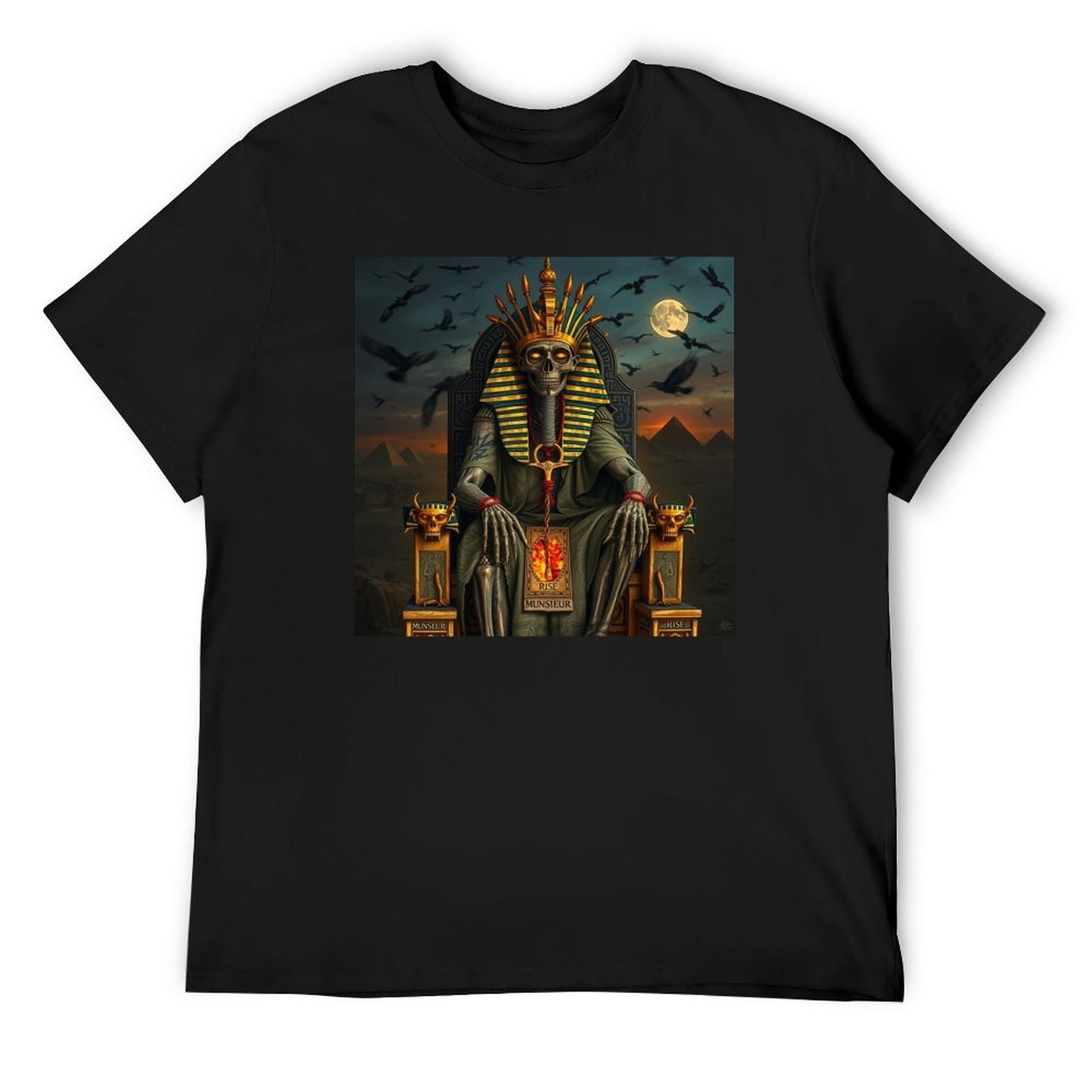 Munsieur Pharaoh's Reign Collection Men's Tee III (High Definition & Front Printing)