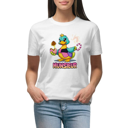 Munsieur Women's T-Shirt Easter Collection "Lucky Duckie" Designer Streetwear